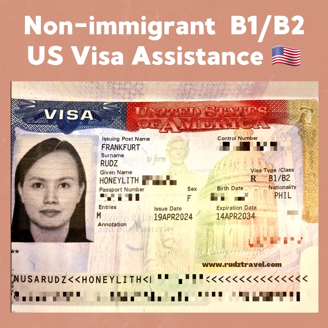 Non-immigrant US Visa Assistance (B1/B2) – RudzTravel