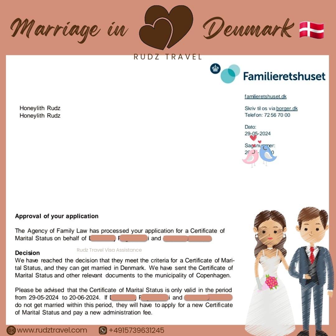 Denmark Wedding Date Special Request